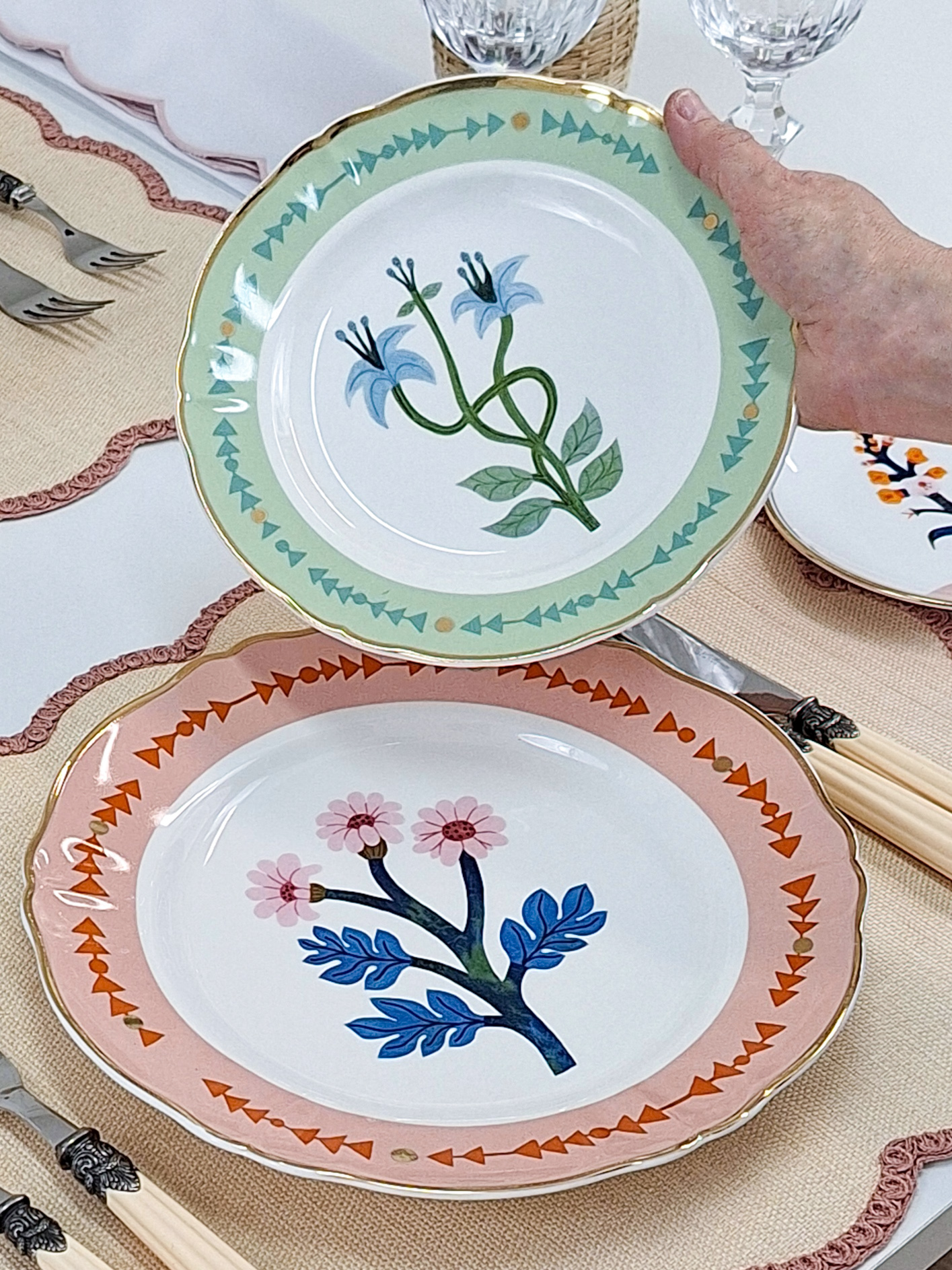 Uma mesa funny, com acento italiano